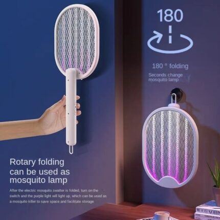 Foldable mosquito swatter