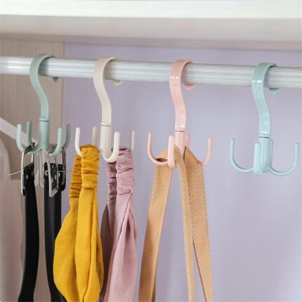 Multifunction rotating hook hanger