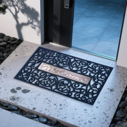 Durable entrance door mat