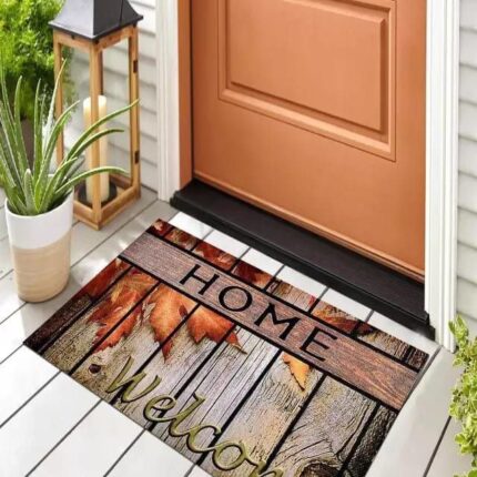 Leaf design 3D footmat